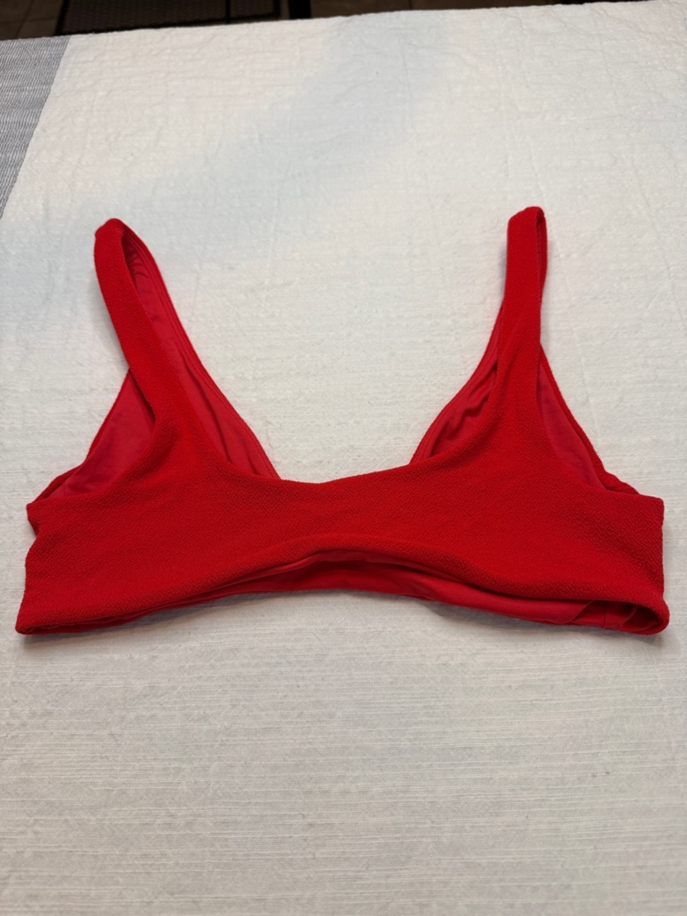 Nuuds Vibrant Red Bikini Top medium & bottom XS - Picture 7 of 7